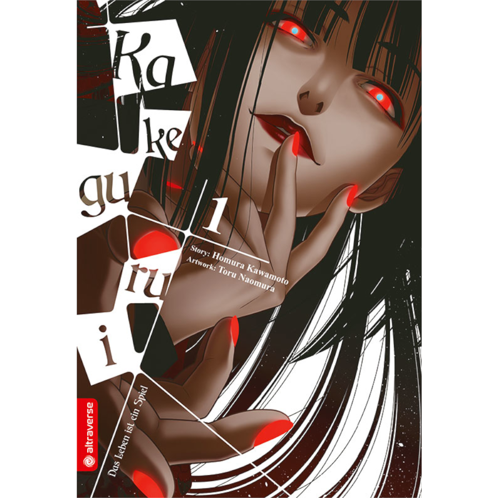 Cover des Mangas ›Kakegurui – Das Leben ist ein Spiel‹, deutsche Ausgabe von Altraverse Manga.