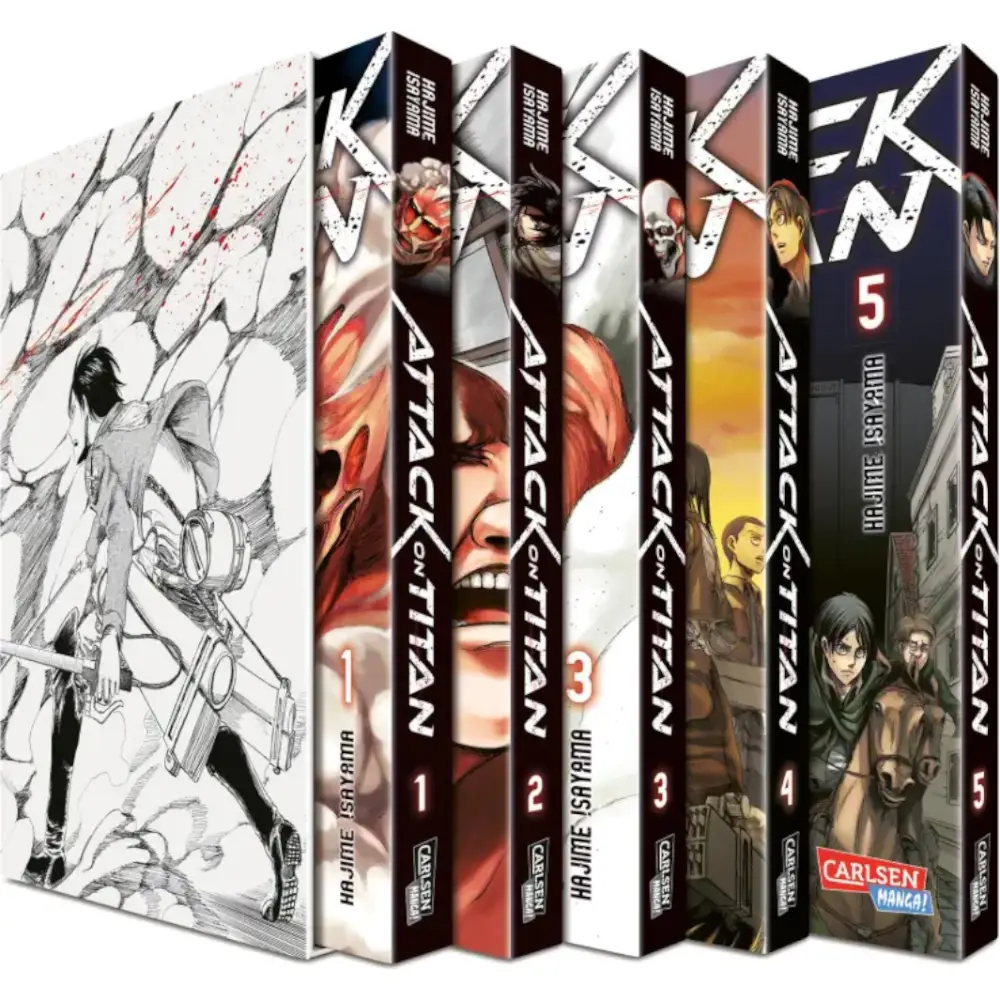 Attack on Titan - Schuber (1-5)
