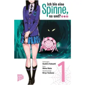 Cover des Mangas ›Ich bin eine Spinne, na und?‹, deutsche Ausgabe von Manga Cult.