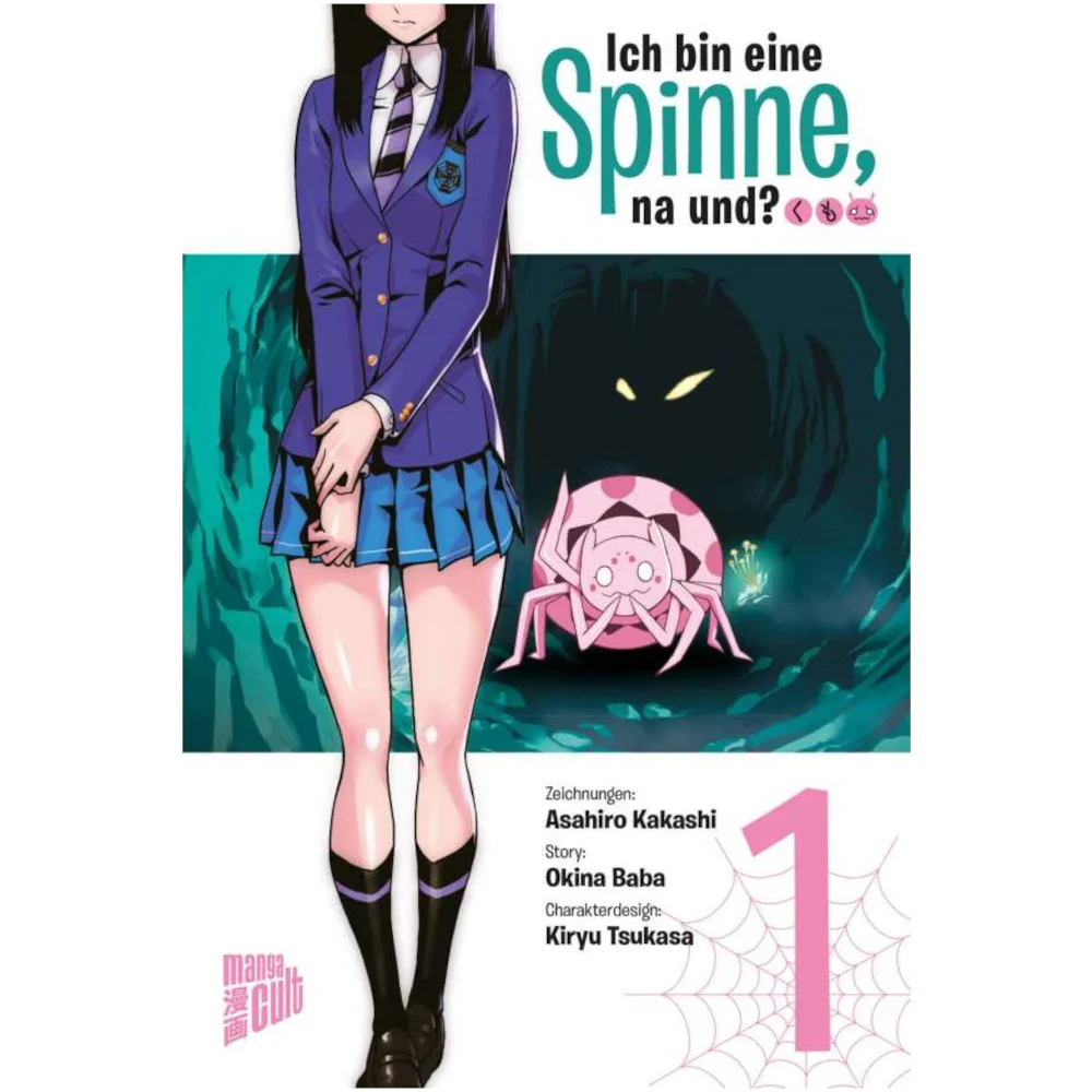 Cover des Mangas ›Ich bin eine Spinne, na und?‹, deutsche Ausgabe von Manga Cult.