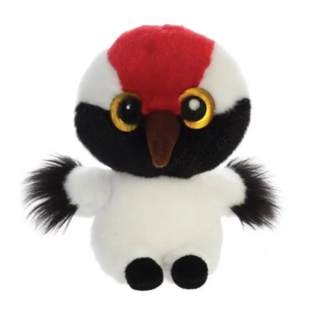 Aurora YooHoo & Friends Alvin Kranich 13 cm Plüschtier – niedlicher Kranich mit Glitzeraugen