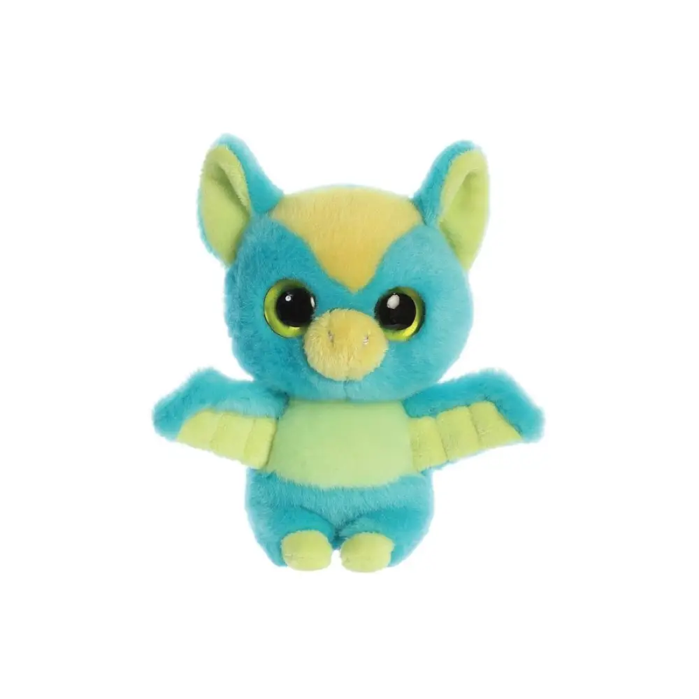 Aurora YooHoo & Friends Batu Fledermaus 13 cm Plüschtier – süße Fledermaus mit Glitzeraugen
