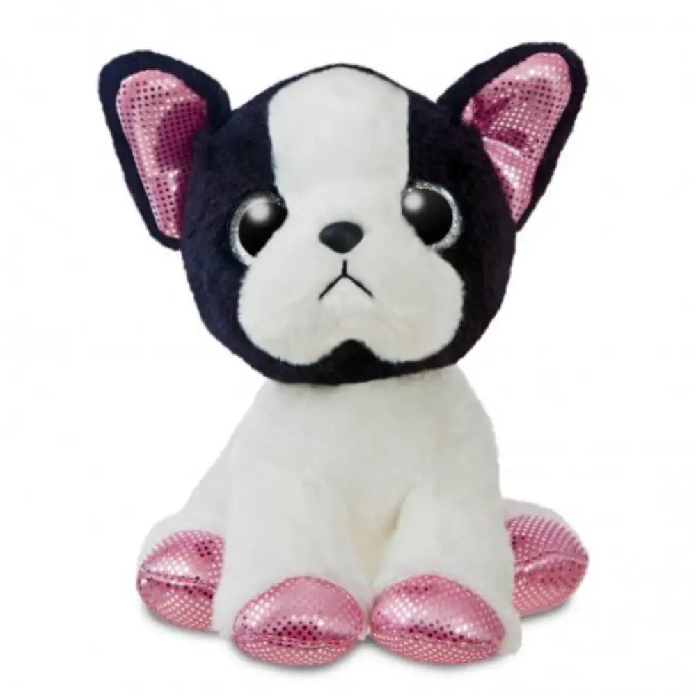 Aurora YooHoo & Friends Beau Bulldogge 18 cm Plüschtier – niedliche Bulldogge mit Glitzeraugen