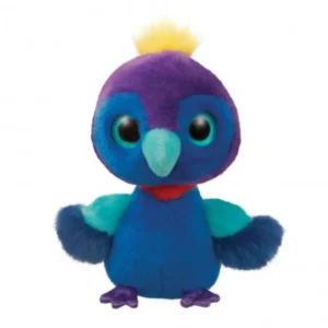 Aurora YooHoo & Friends Bellus Kongopfau 15 cm Plüschtier – bunter Pfau mit Glitzeraugen