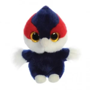 Aurora YooHoo & Friends Cody Specht 13 cm Plüschtier – bunter Specht mit Glitzeraugen