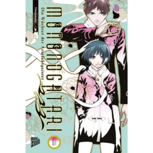 Mononogatari – Die Wächter der Artefaktgeister (Band 1) Manga von Onigunsou, Seinen-Reihe über Exorzisten und Tsukumogami, mystische Action und Drama in moderner Fantasy-Welt.
