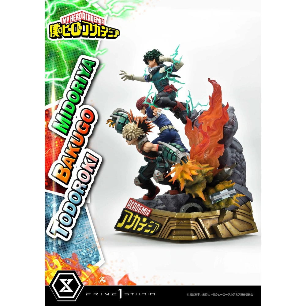 My Hero Academia - Diorama - Midoriya, Bakugo & Todoroki - 69 cm