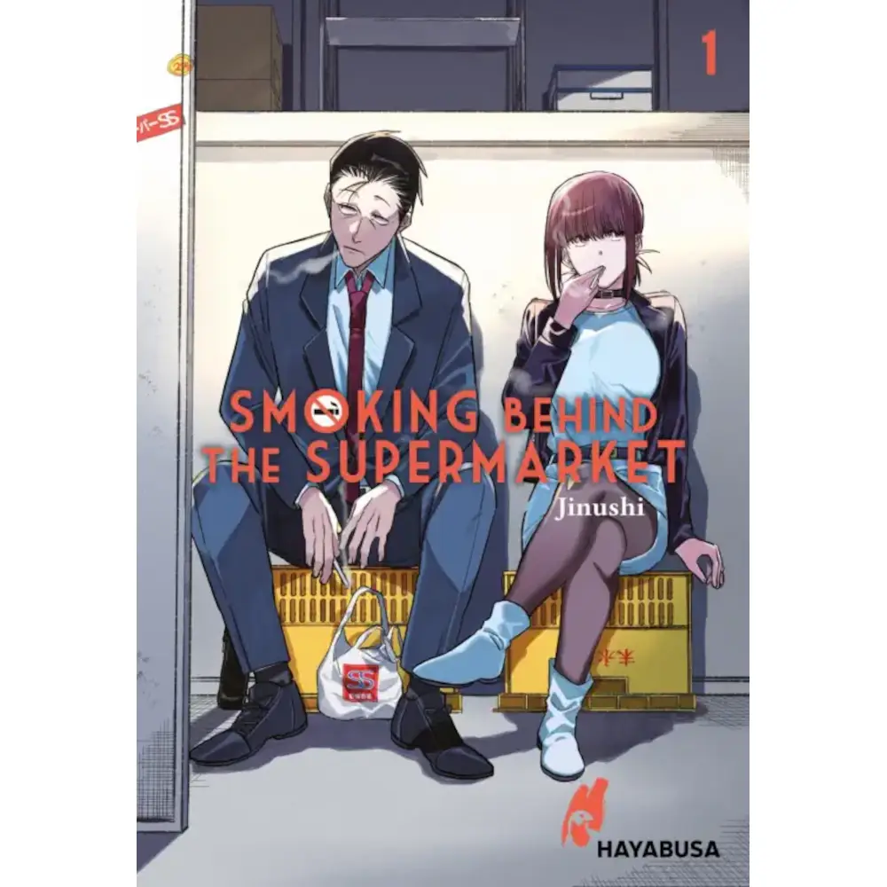 Smoking Behind the Supermarket – Slice-of-Life-Romance-Manga von Hayabusa mit Herrn Sasaki und der mysteriösen jungen Frau.