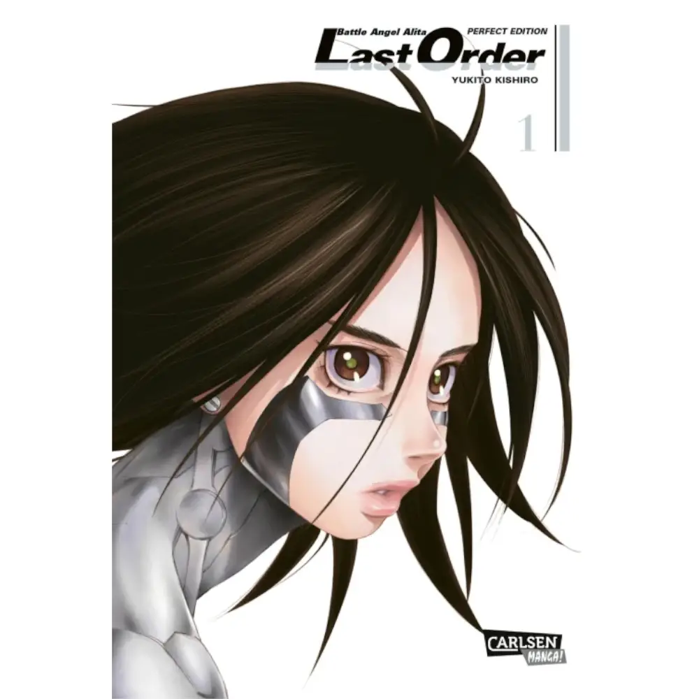 Battle Angel Alita: Last Order – Perfect Edition – restaurierte Großformat-Neuausgabe des Cyberpunk-Manga von Yukito Kishiro.