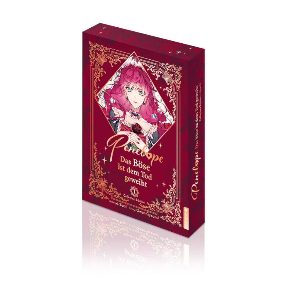 Cover des Mangas ›Penelope – Das Böse ist dem Tod geweiht – Collectors Edition‹, deutsche Ausgabe von Altraverse Manga.
