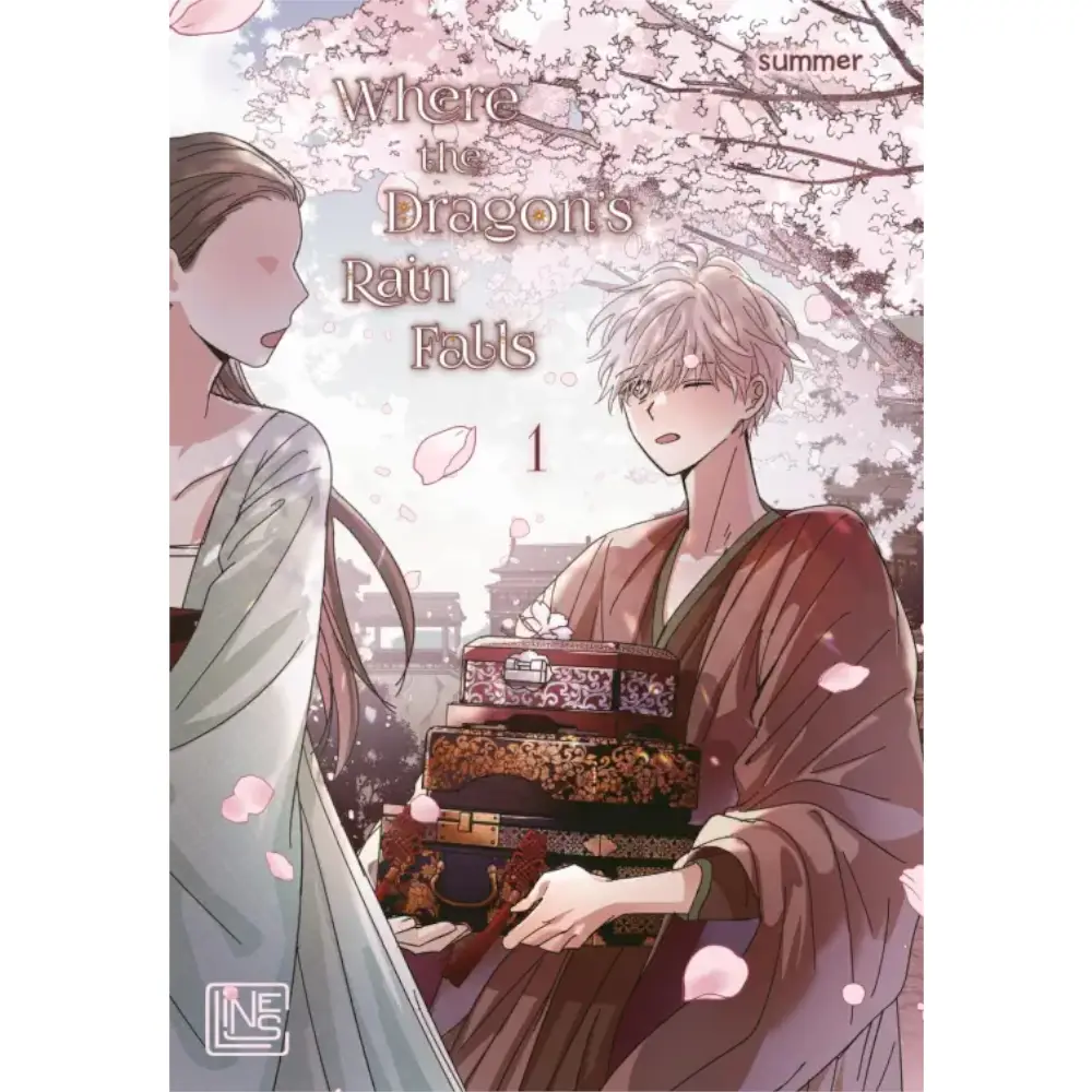 Where the Dragon's Rain Falls - Titel cover Band 1 - zarter Boys Love von Hayabusa