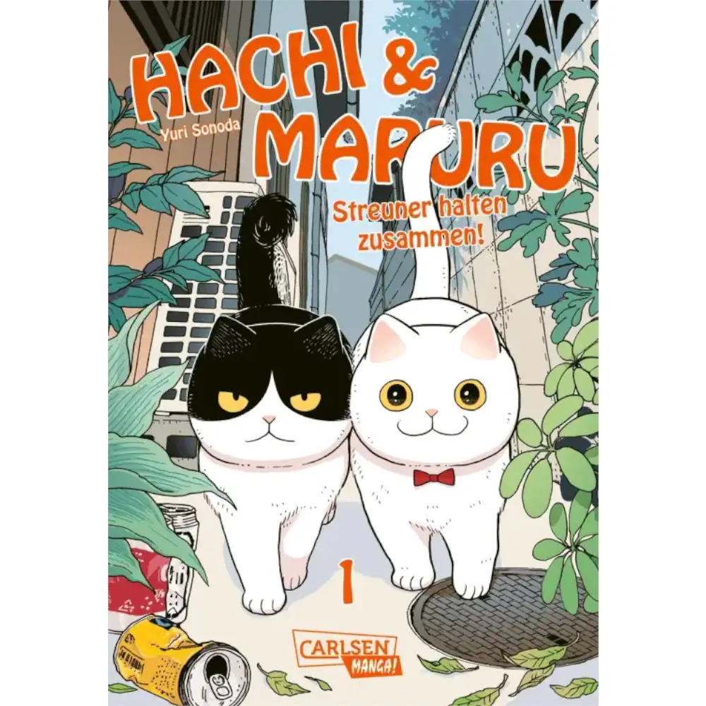 Cover des Manga Hachi & Maruru – zwei Straßenkatzen auf gemeinsamer Reise