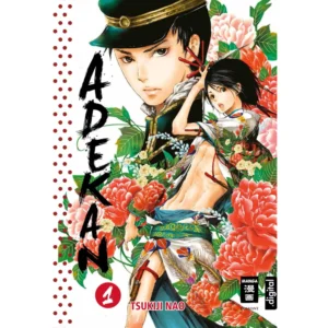 Adekan Manga – Deutsches Cover mit Shiro Yoshiwara und Kojiro Yamada, stilvoller Crime-Mystery-Manga von Egmont Manga