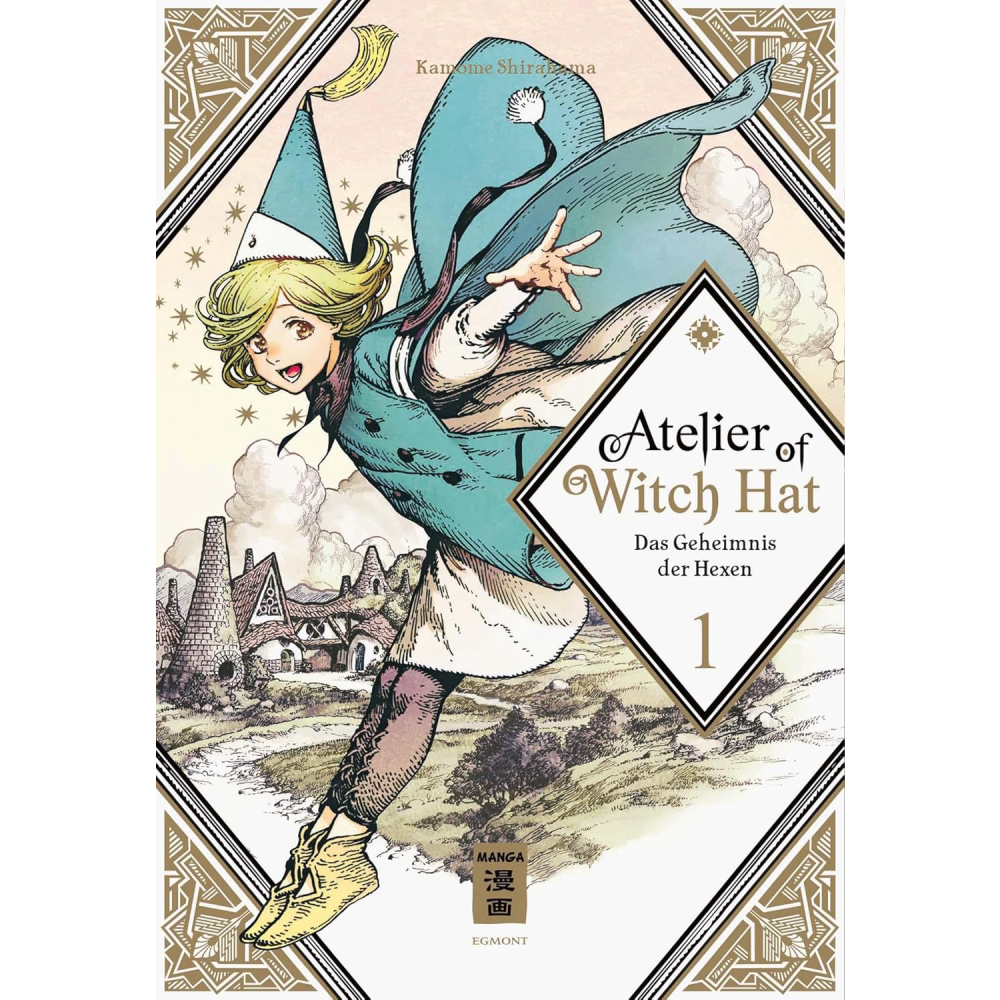 Cover des Mangas ›Atelier of Witch Hat – Das Geheimnis der Hexen‹ von Kamome Shirahama, deutsche Ausgabe von Egmont