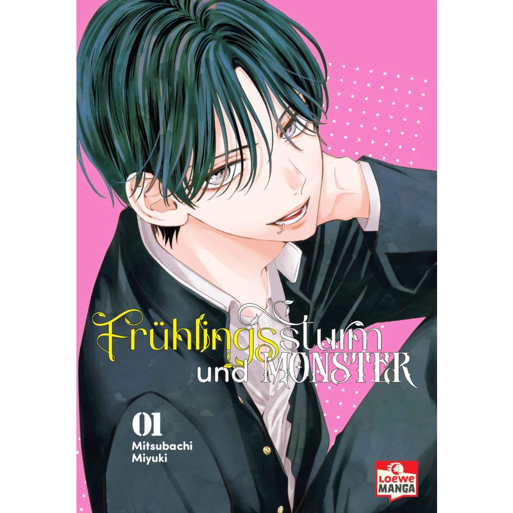 Frühlingssturm und Monster Manga – Deutsches Cover mit Ranko und Kaya, emotionaler Slice-of-Life-Manga von Löwe Manga