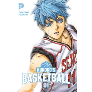 Kuroko's Basketball Band 1 Manga von Tadatoshi Fujimaki, Sport-Shōnen über Teamgeist und Rivalität im Basketball, Seirin-Highschool Team mit Kuroko und Kagami.