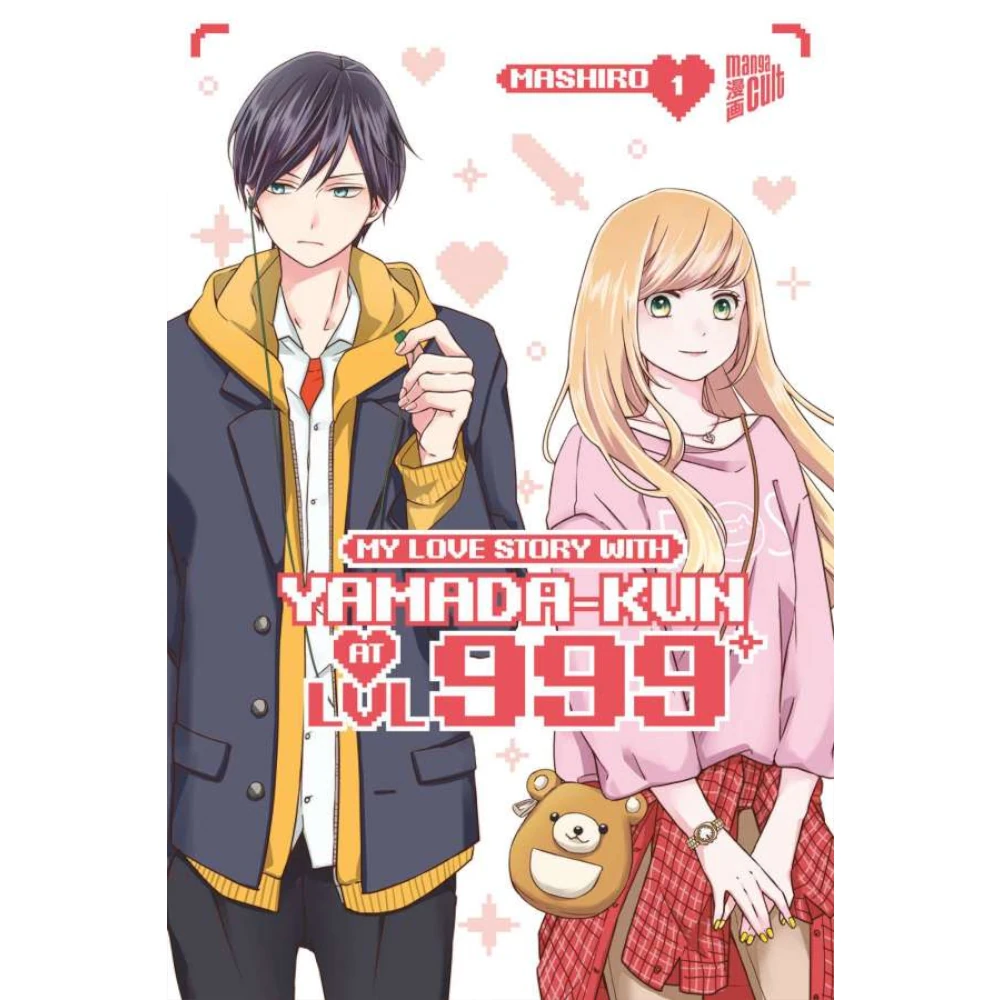 Cover des Mangas ›My Love Story with Yamada-kun at LVL 999‹, deutsche Ausgabe von Manga Cult.“
