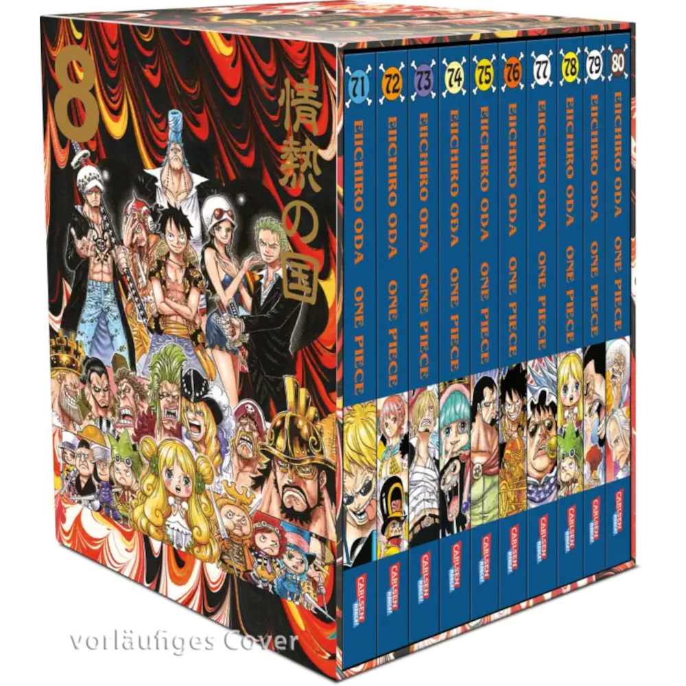 One Piece - Schuber - 8 Dressrosa (71-80)