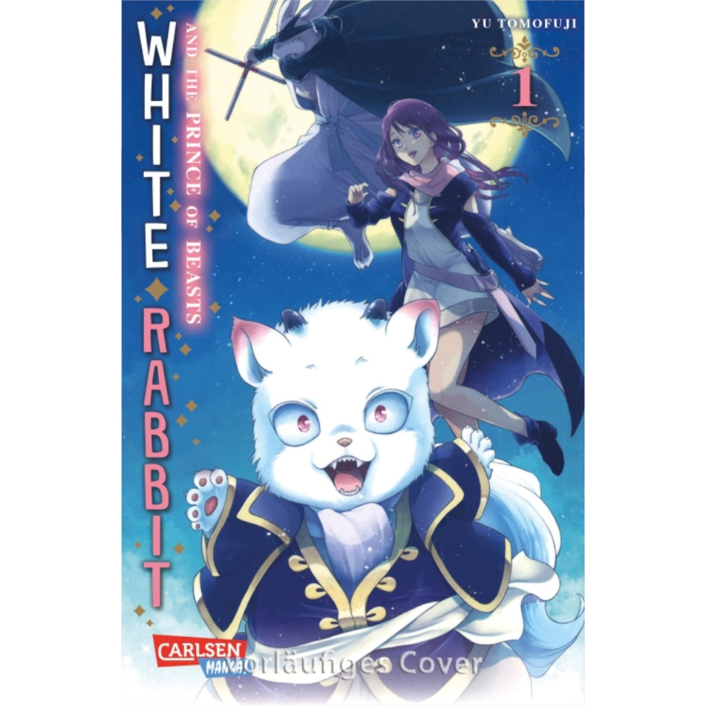 White Rabbit and the Prince of Beasts Manga – Deutsches Cover mit Prinz Richard, Lavi und Subaru.