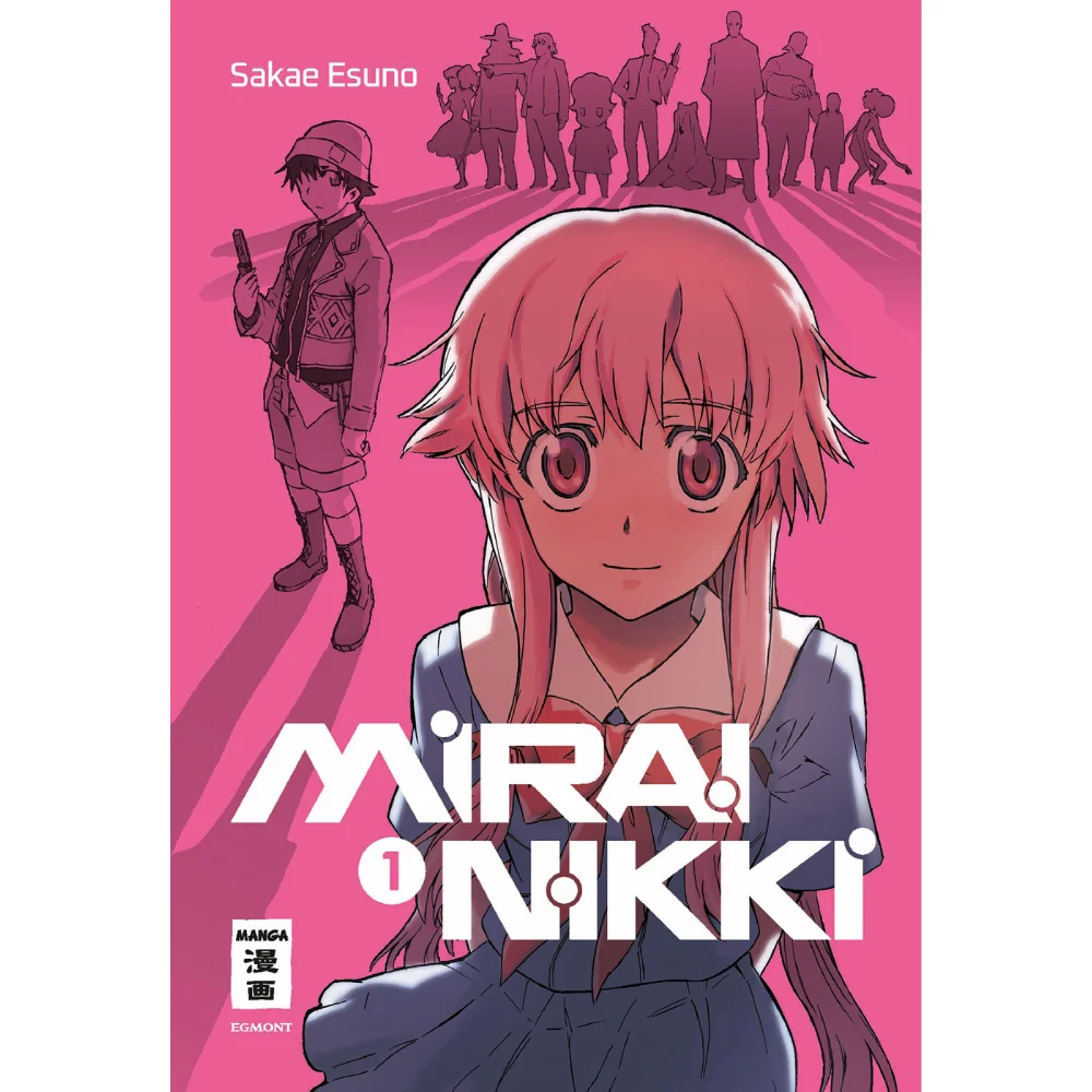 Cover des Mangas ›Mirai Nikki New Edition‹, deutsche Ausgabe von Egmont Manga.