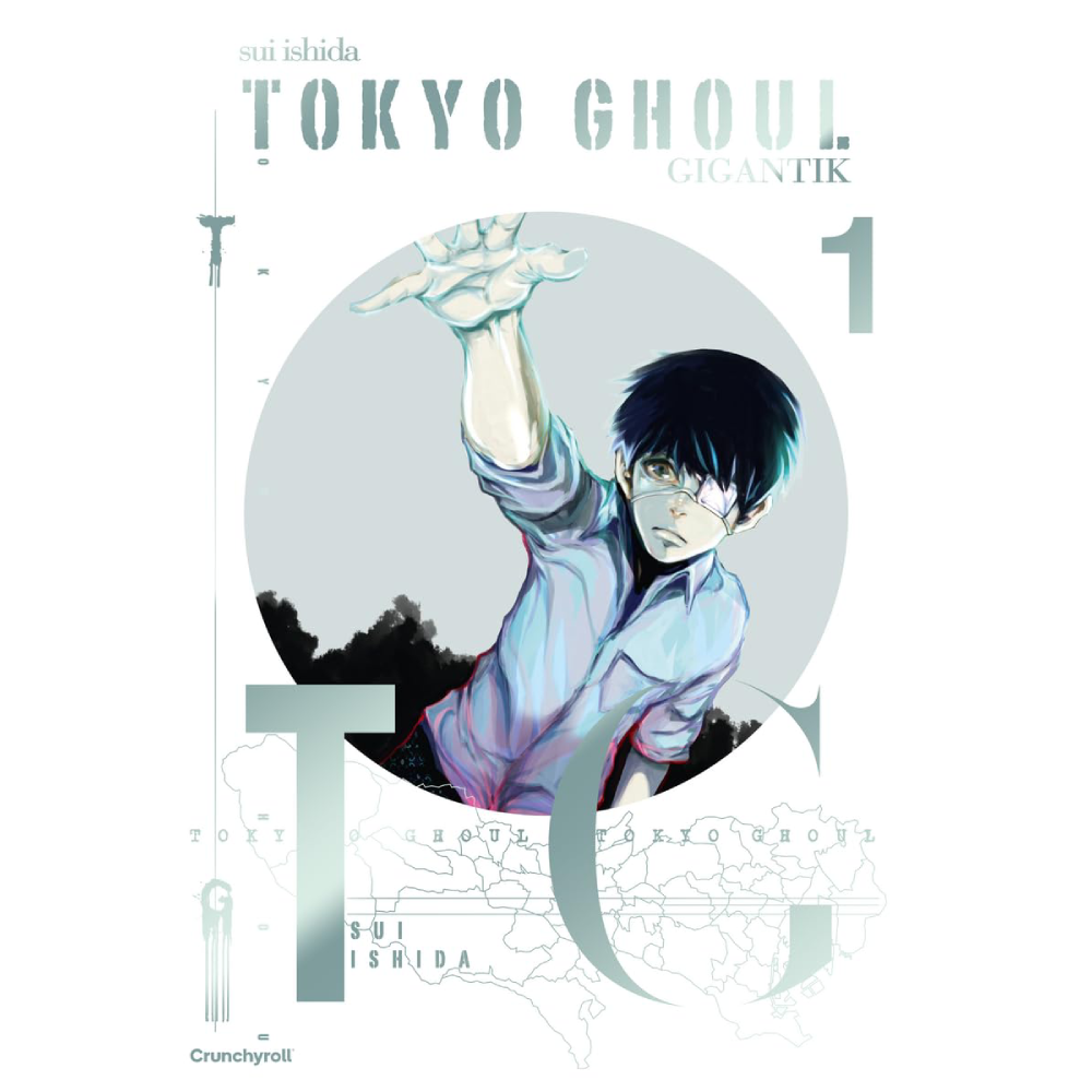 Cover des Mangas ›Tokyo Ghoul – GIGANTIK‹, deutsche Großformat-Ausgabe von Crunchyroll Manga.