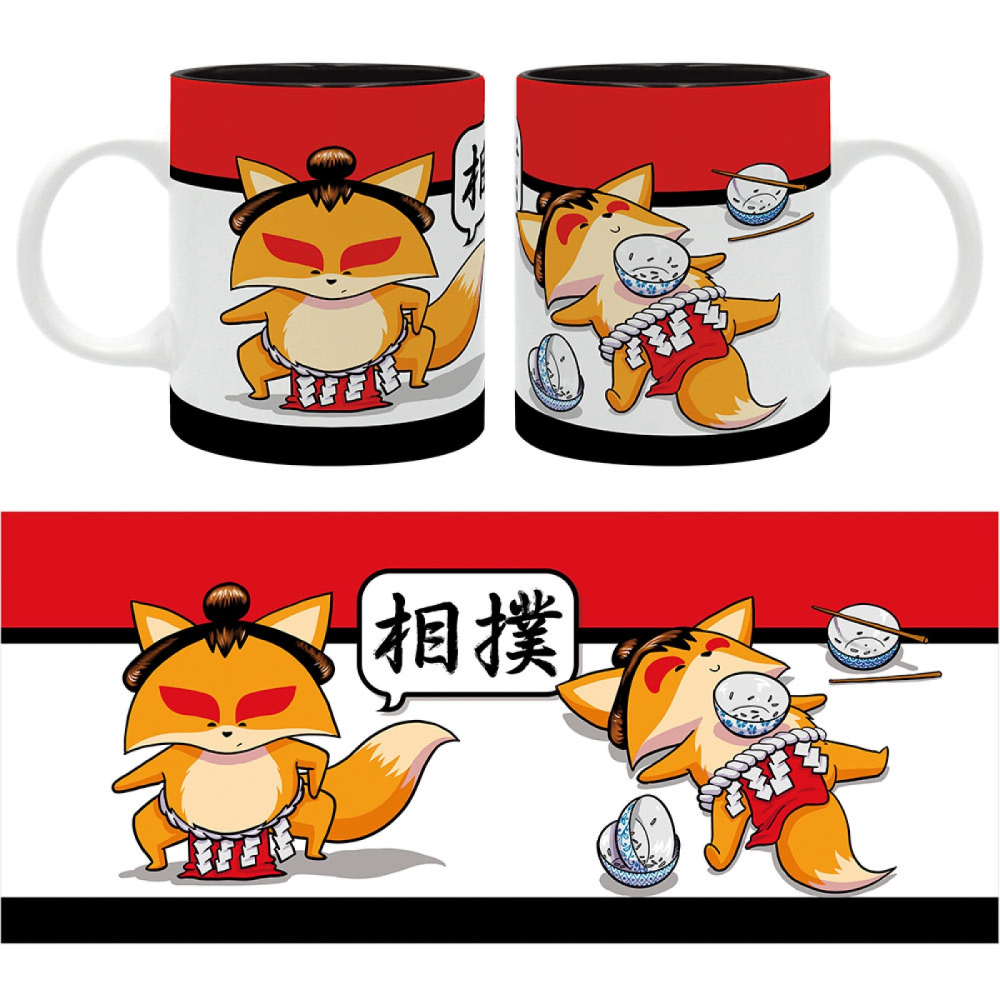 Asian Art - Japanese Fox - Tasse