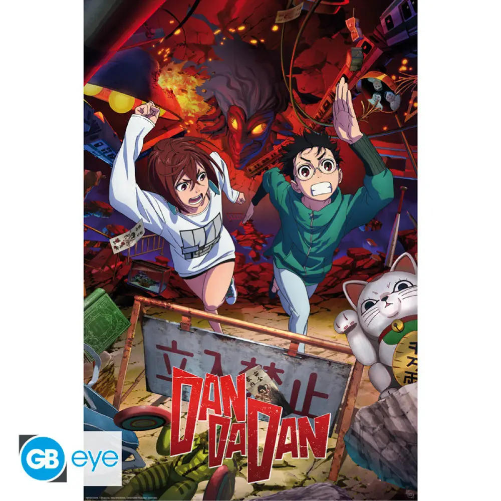 Dandadan - Momo & Okarun Key Art - Poster (91,5 × 61 cm)