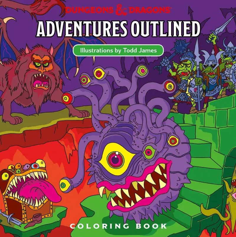 Dungeons & Dragons – Adventures Outlined Malbuch