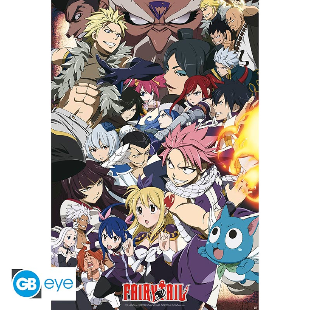 Fairy Tail - Fairy Tail VS other guilds - Poster (91,5 × 61 cm)