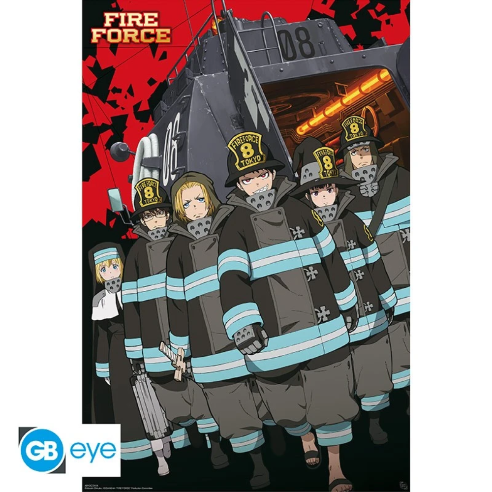 Fire Force - Key Art 1S - Poster (91,5 × 61 cm)