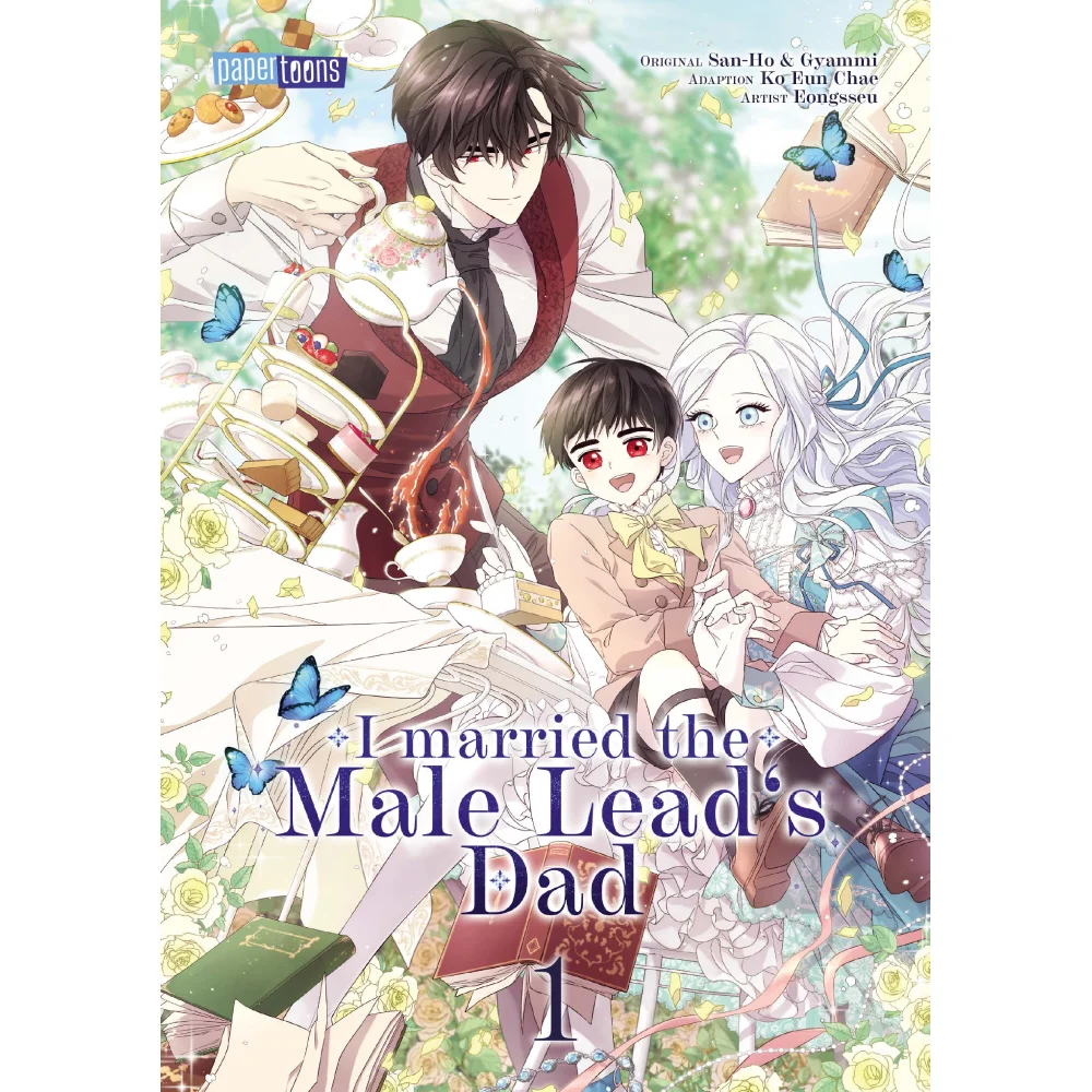 Cover von ›I Married the Male Lead’s Dad‹, deutsche Ausgabe von Papertoons.