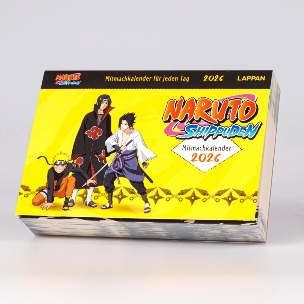 Naruto Shippuden - Kalender zum Mitmachen - 2026