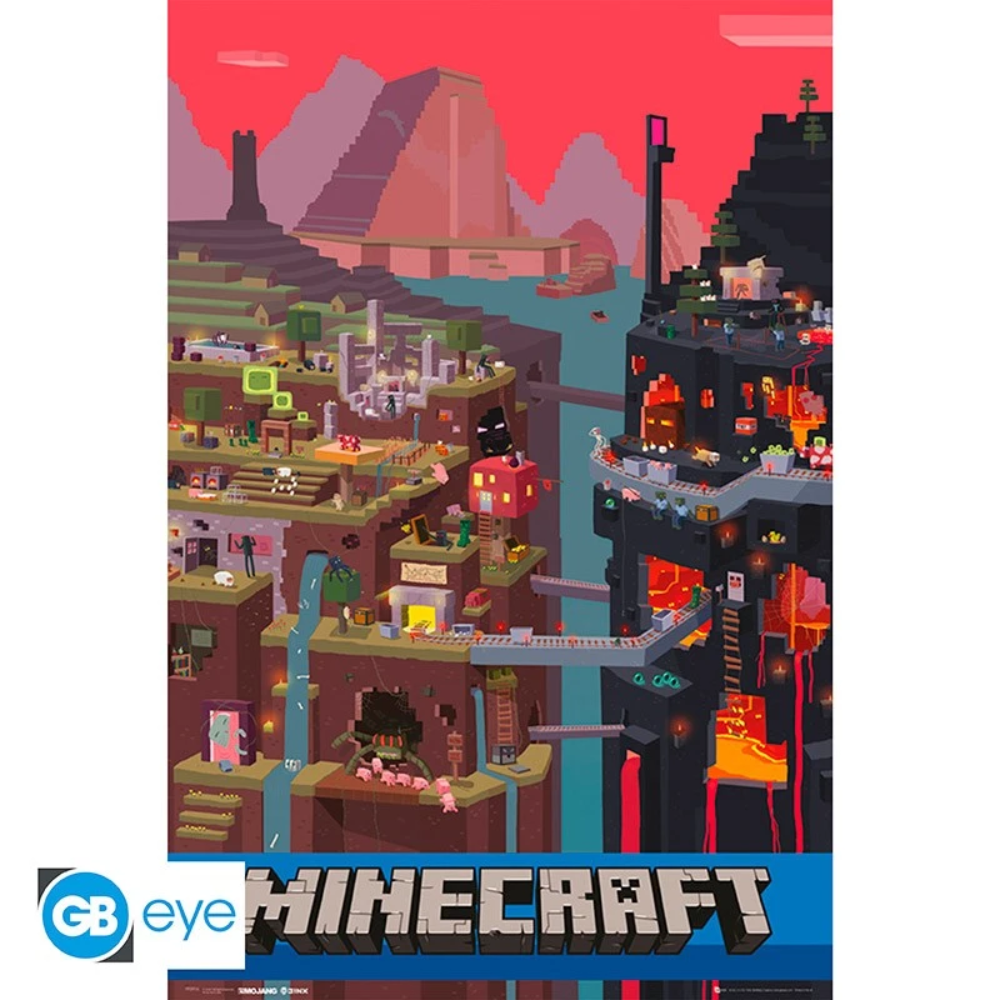 Minecraft - Minecraft World - Poster (91,5 × 61 cm)
