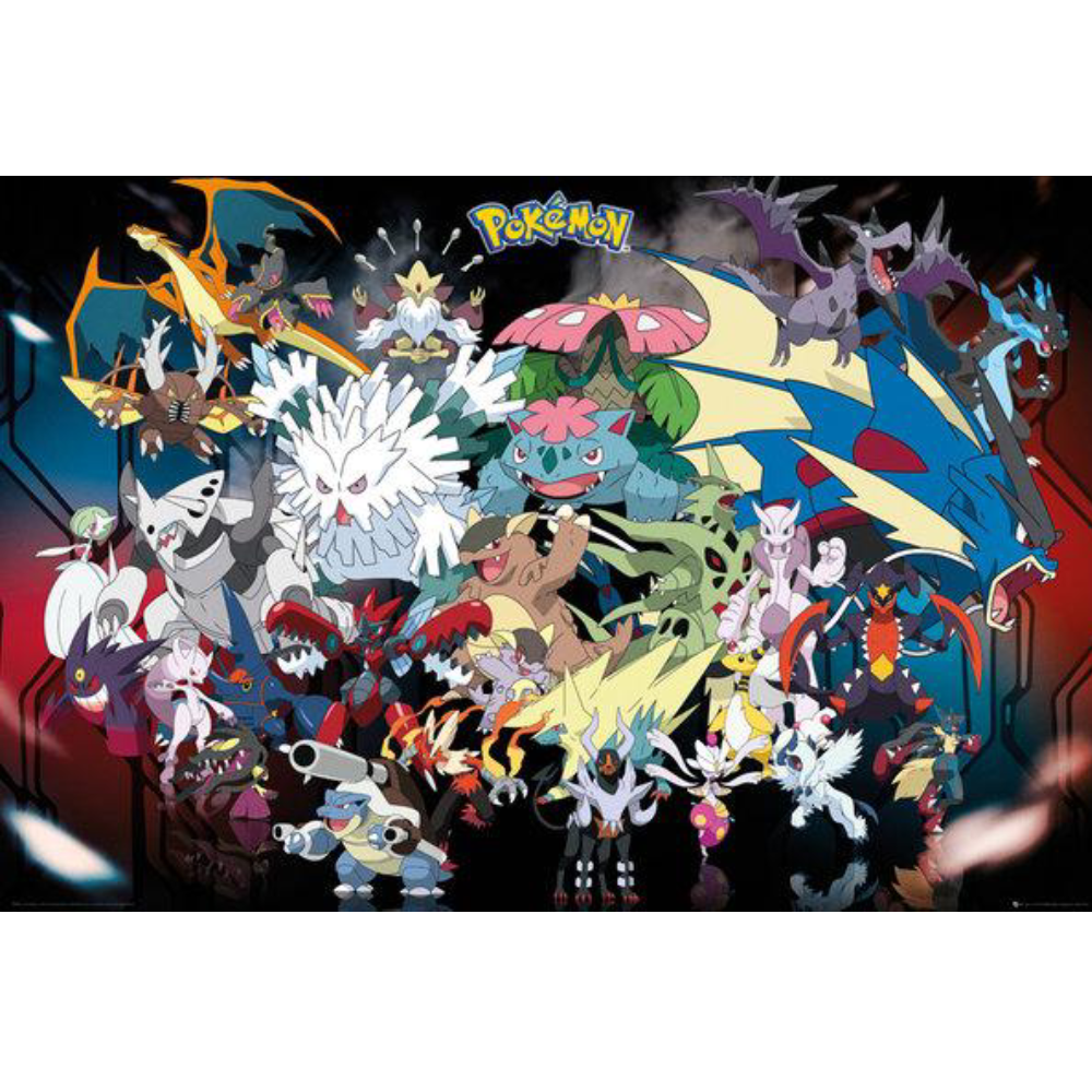 Pokémon - Mega Evolution - Poster (91,5 × 61 cm)