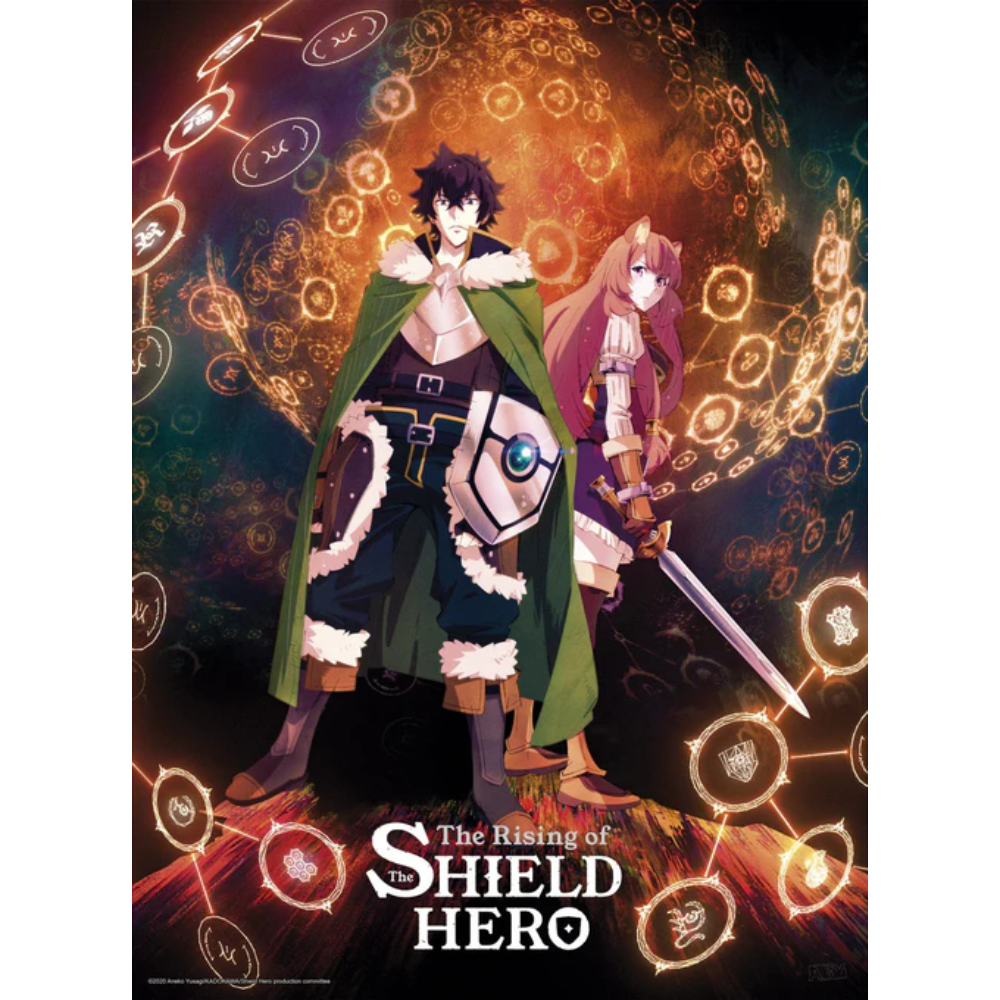 Rising of the Shield Hero - Naofumi & Raphtalia - Poster (52 × 38 cm)