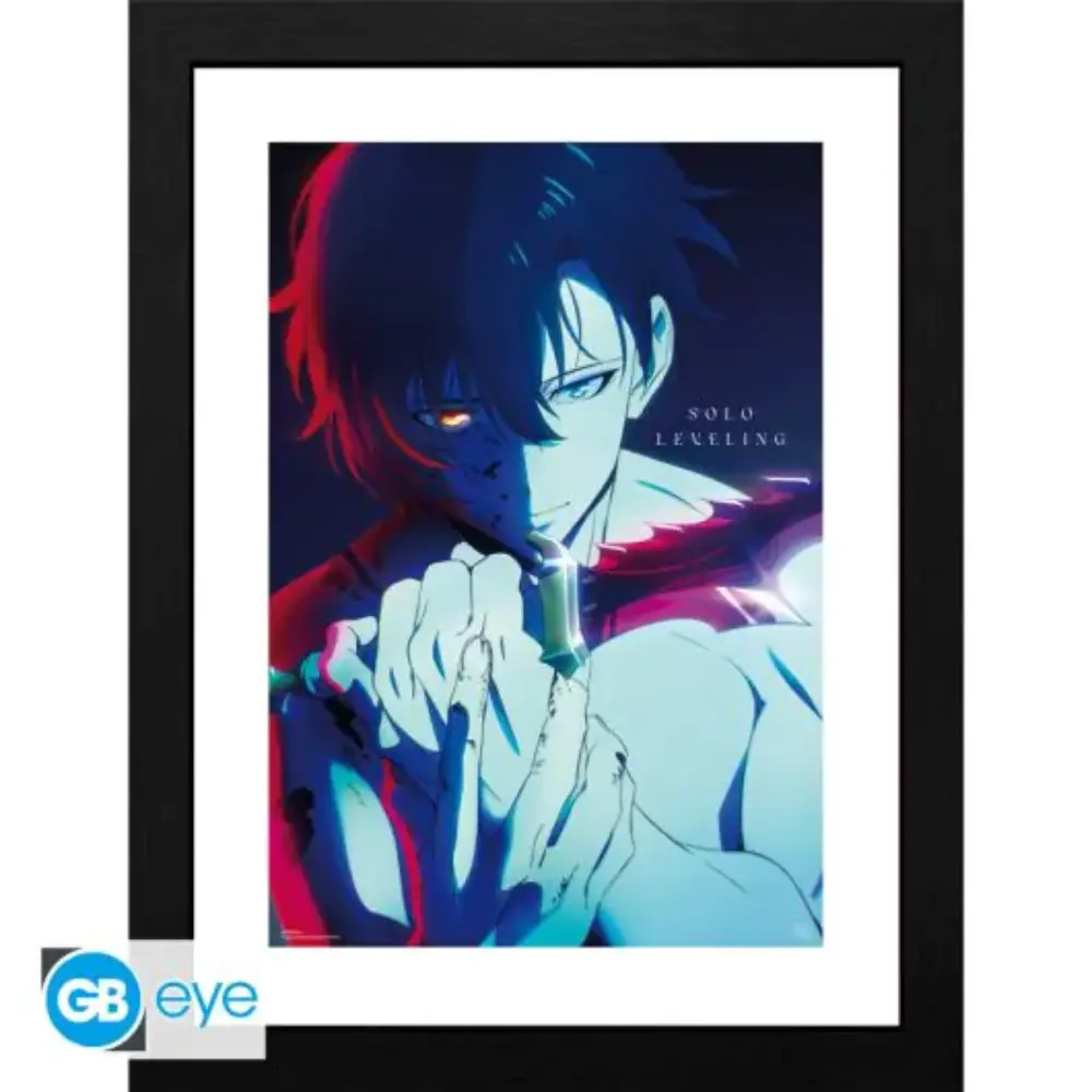 Solo Leveling - Gerahmtes Poster - Jinwoo (30 x 40)