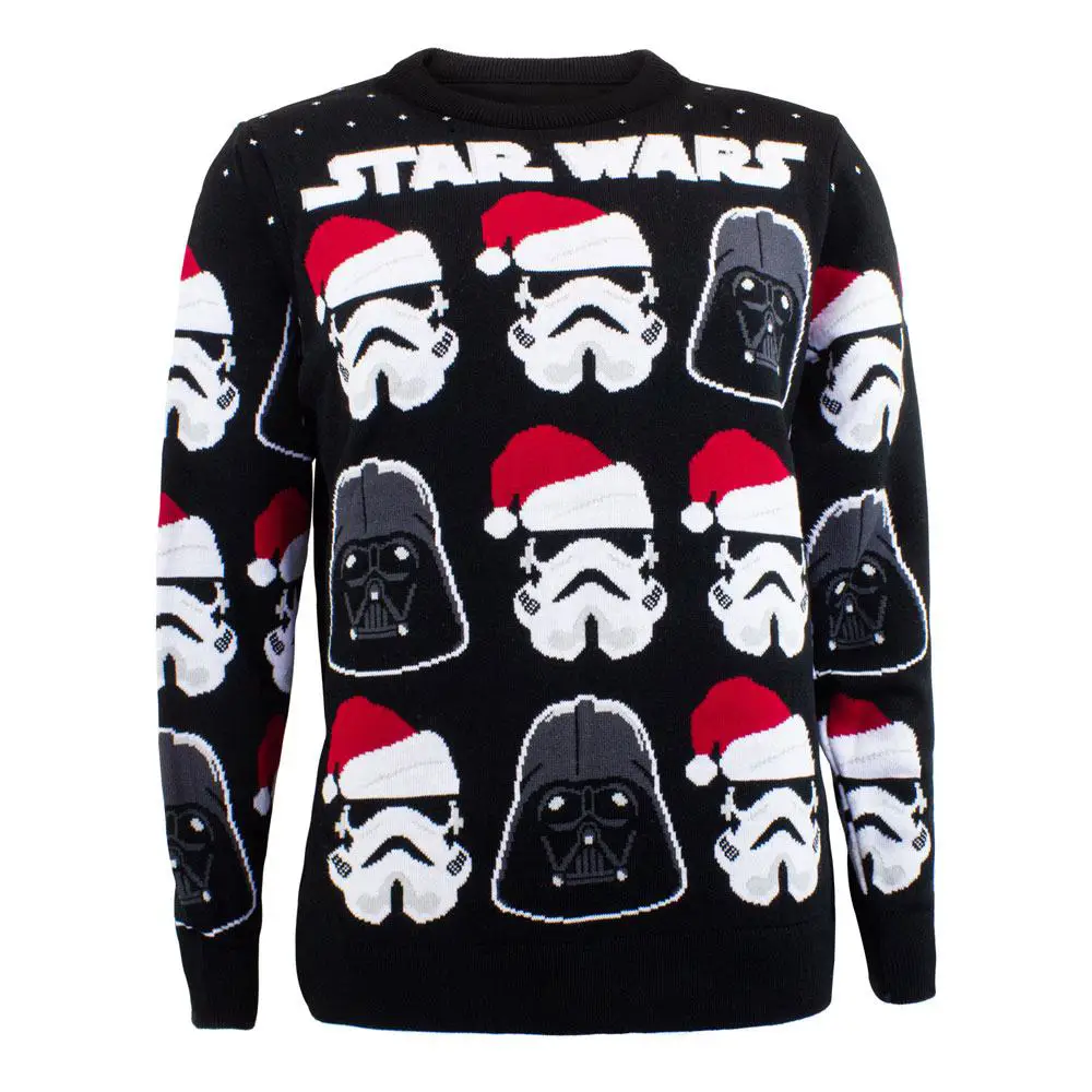 Star Wars - Sweatshirt Christmas Jumper - Darth Vader / Stormtrooper