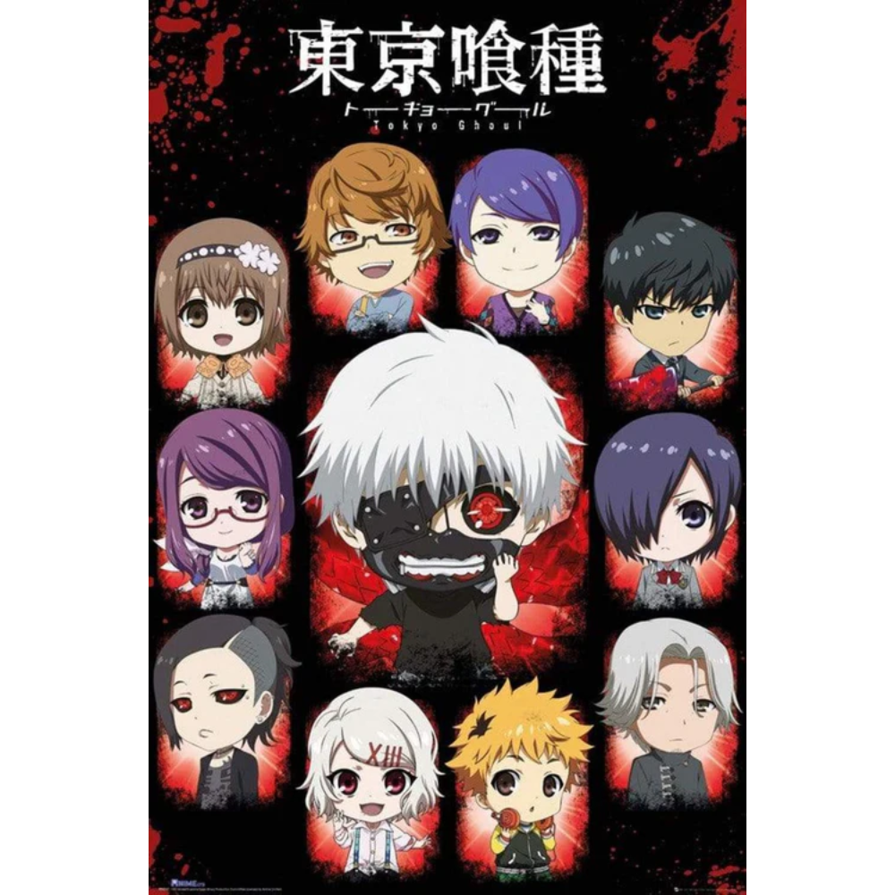 Tokyo Ghoul - Chibi Characters - Poster (91,5 × 61 cm)