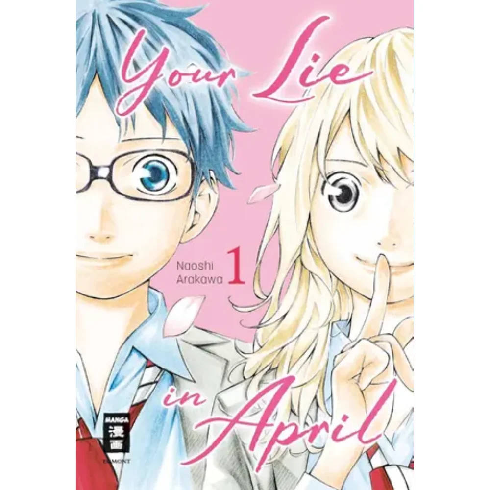 Cover des Mangas ›Your Lie in April‹, deutsche Ausgabe von Egmont Manga.