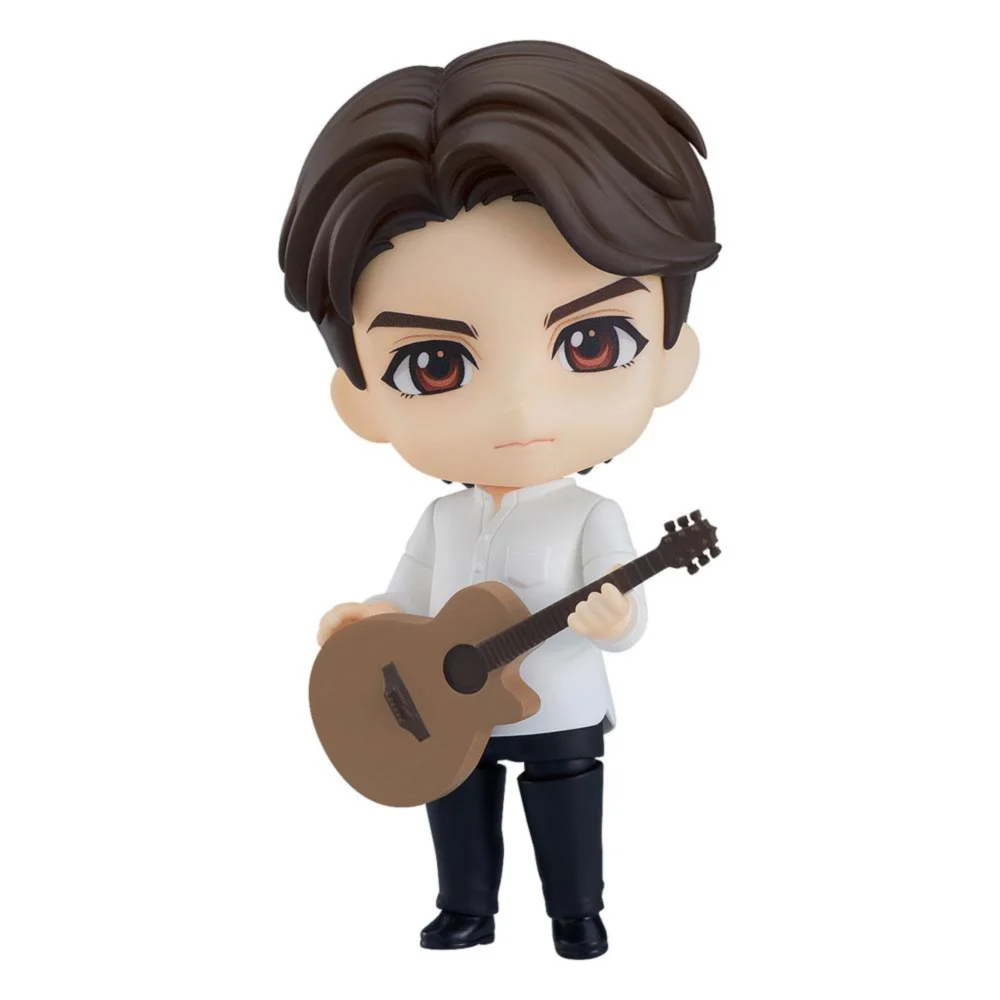 2gether: The Series – Sarawat – Nendoroid #1649 – 10 cm PVC/ABS-Figur von Good Smile Company, offiziell lizenzierte Figur mit Gitarre, austauschbaren Gesichtsteilen und Base in Fensterbox.