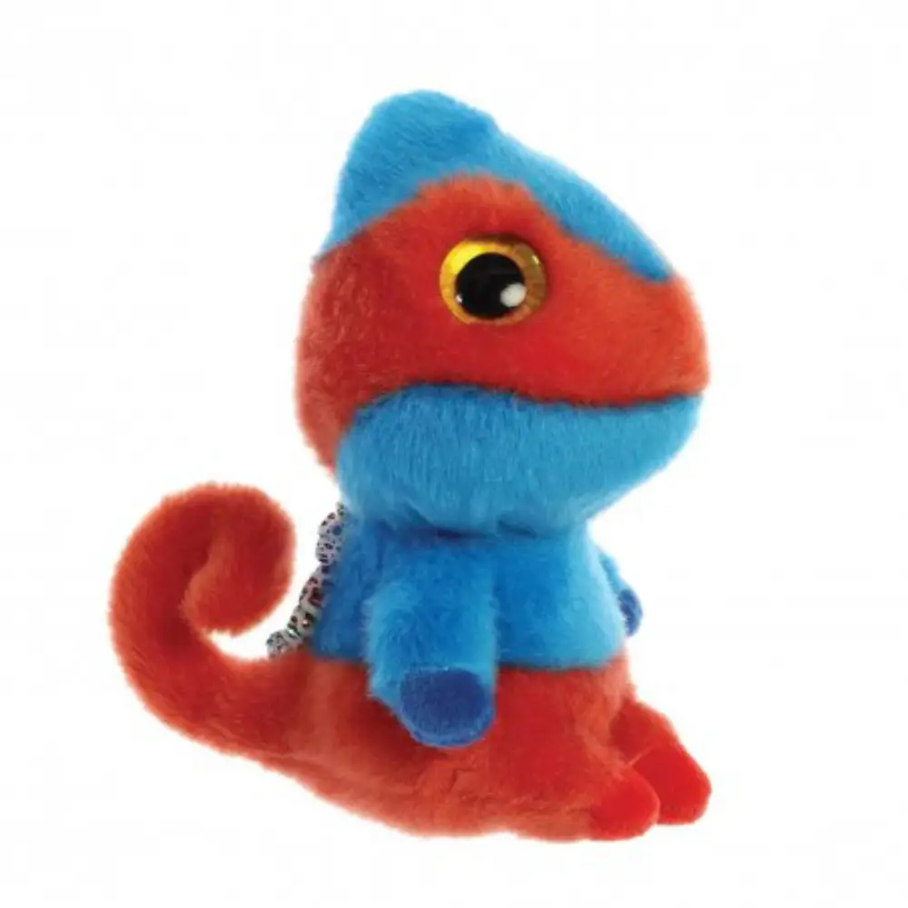 Aurora Chammee Chameleon Plüschtier 12 cm – buntes Mini-Chamäleon aus weichem Stoff, Markenplüsch von Aurora