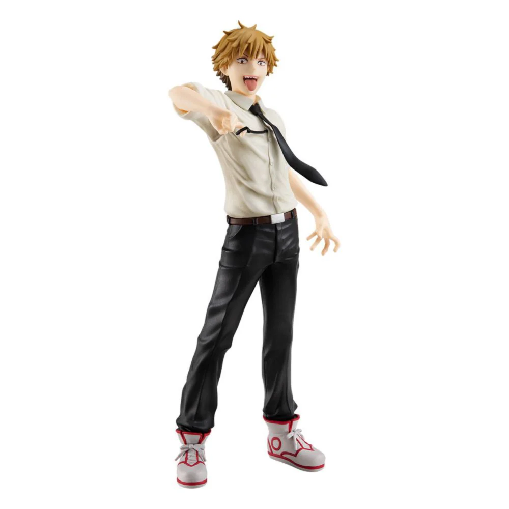 Chainsaw Man – Denji 17 cm PVC-Statue aus der Pop Up Parade-Reihe von Good Smile Company, offiziell lizenzierte Figur in Fensterbox mit Base