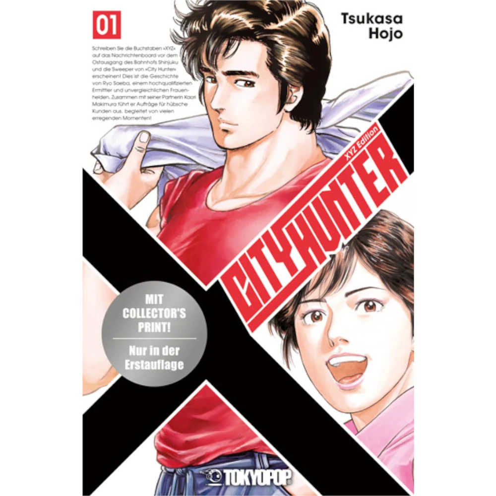 City Hunter XYZ Edition Manga Tokyopop - Cover Band 1