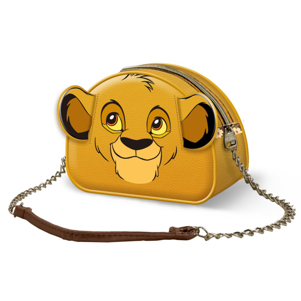 Disney König der Löwen Umhängetasche mit Simba – 20 × 15 cm kleine Schultertasche von Karactermania, offiziell lizenziert.