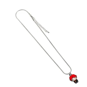 Harry Potter – Chibi Ron Weasley Halskette – versilberter Anhänger (20 mm) mit 45-cm-Kette, offizieller Schmuck von The Carat Shop.