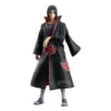 Banpresto Naruto Shippuden Grandista Itachi Uchiha 28 cm – detailreiche PVC-Figur in Akatsuki-Mantel mit Sharingan Augen