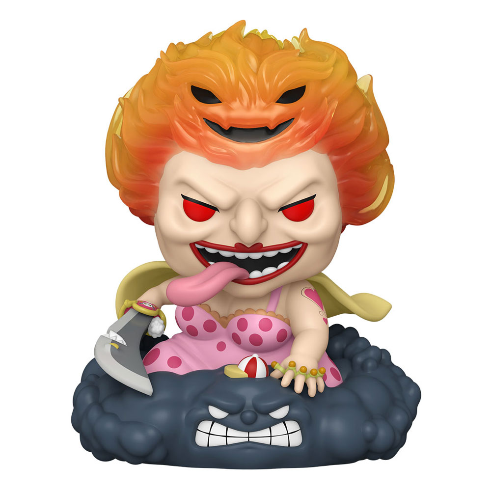Funko POP! Deluxe #1268 One Piece – Hungry Big Mom 17 cm Vinylfigur in Fensterbox, offiziell lizenzierte Figur von Funko LLC