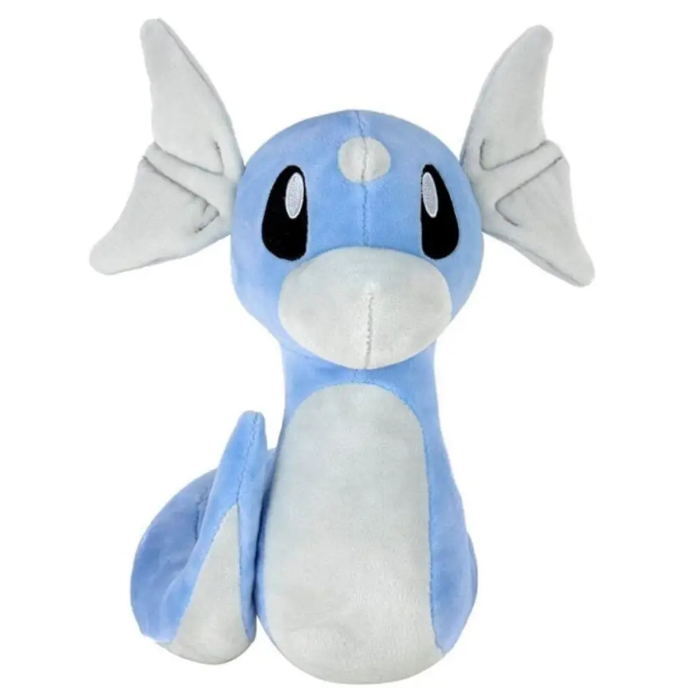 Pokémon Dratini Plüschfigur 20 cm – weiches blaues Kuschelspielzeug von Jazwares, offiziell lizenziert.