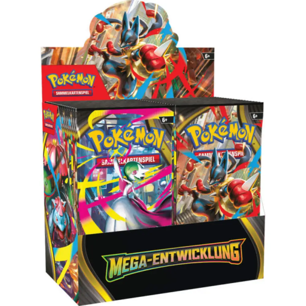 Pokémon TCG – Mega Entwicklung Boosterpack, offizielles Sammelkarten-Booster mit zufällig sortierten Karten, Pokémon Trading Card Game.