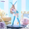 Chainsaw Man Power BiCute Bunnies Light Blue Color Ver. – 30 cm große PVC-Statue von FuRyu, offiziell lizenzierte Animefigur in Fensterbox.